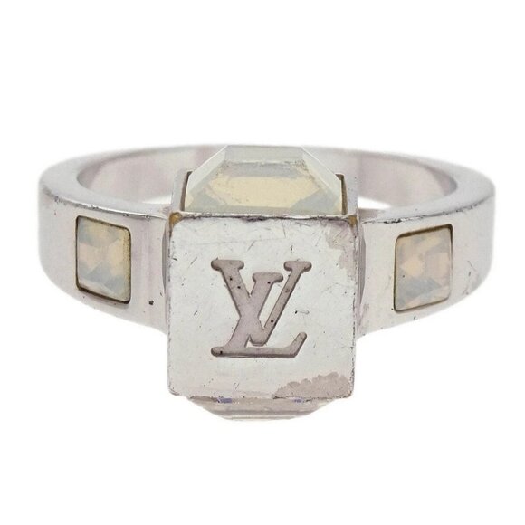 Louis Vuitton Jewelry - Louis Vuitton Burg Gamble Ring Rhinestone Silver #S #46 #6 GL0122 XX05775
